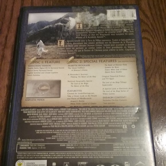 Lord Of The Rings, The Two Towers & Return Of The King DVD! - Picture 8 of 10